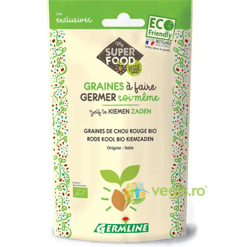 Seminte de Varza Rosie pentru Germinat Ecologic/Bio 100g GERMLINE — preț și oferte