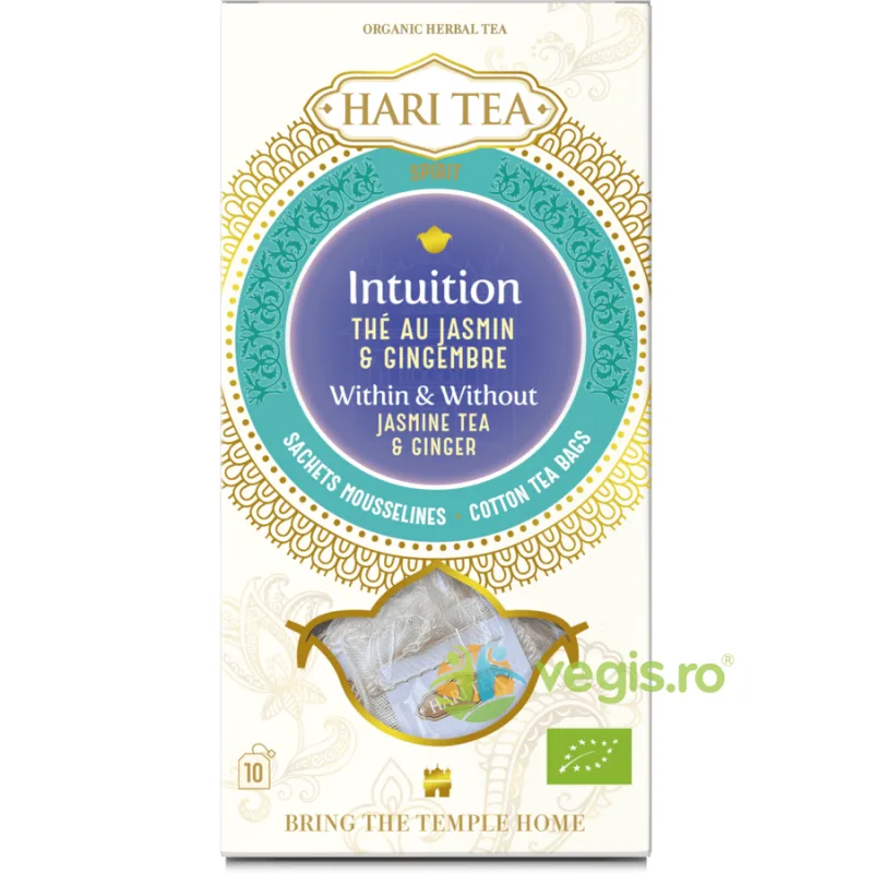 Ceai cu Iasomie si Ghimbir Within and Without Ecologic/Bio 10dz HARI TEA — preț și oferte
