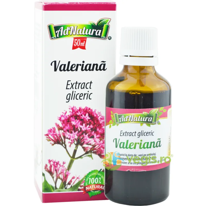 Extract Gliceric de Valeriana fara Alcool 50ml ADNATURA — preț și oferte