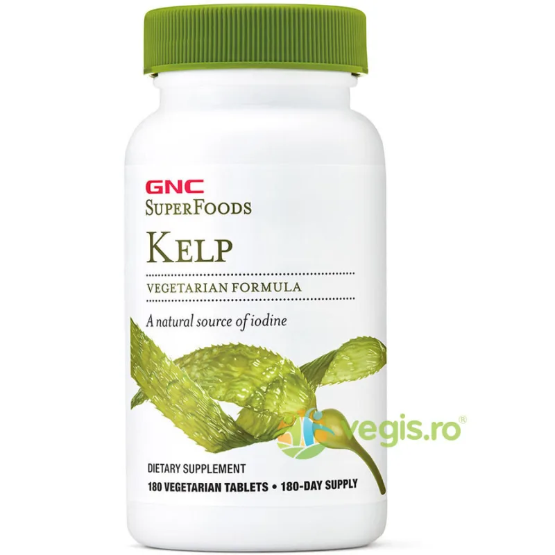 Kelp SuperFoods 180tb vegetale GNC — preț și oferte
