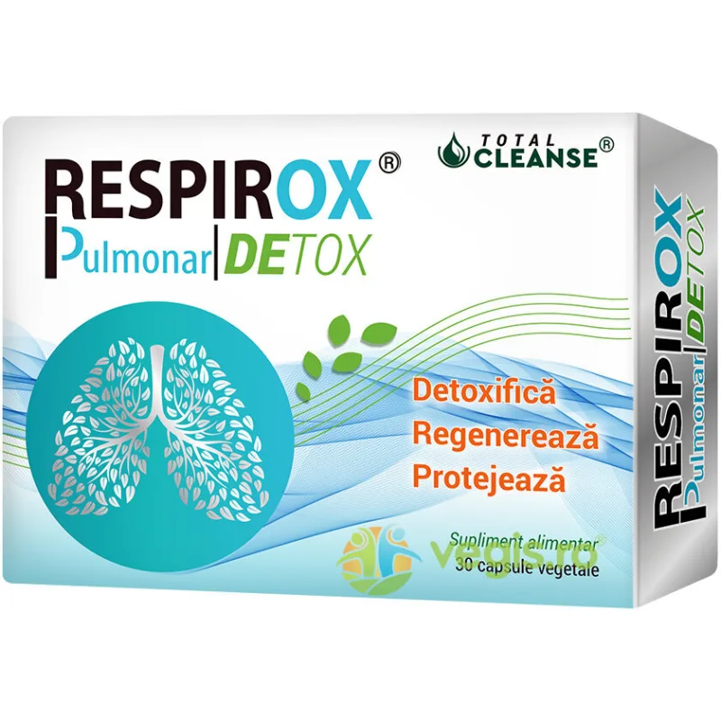 Respirox Pulmonar Detox 750mg 30cps COSMO PHARM — preț și oferte