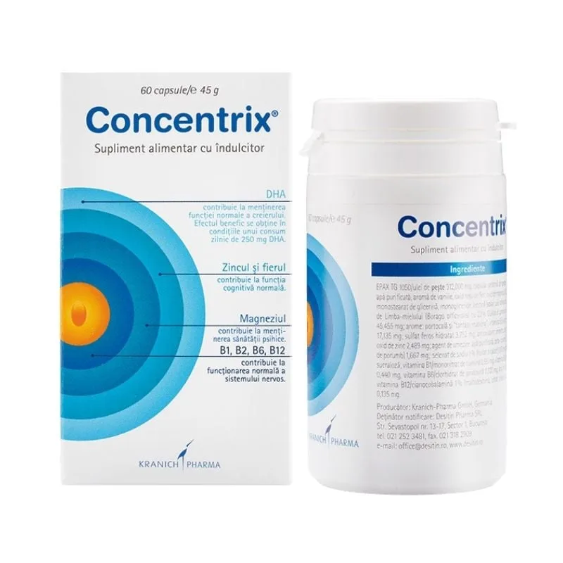 Concentrix, 60 capsule, Desitin — preț și oferte