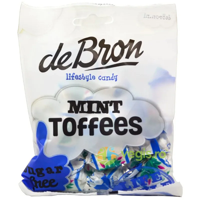 Caramele cu Aroma de Menta fara Zahar 90g DEBRON — preț și oferte