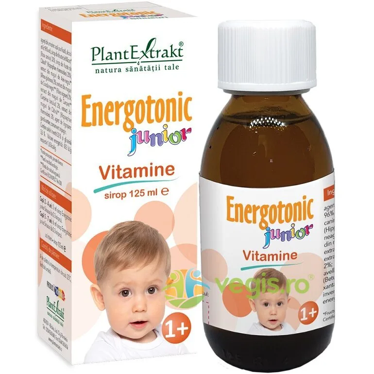Sirop Energotonic Junior cu Vitamine 125ml PLANTEXTRAKT — preț și oferte