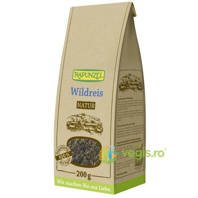 Orez Salbatic Natur Ecologic/Bio 200g Rapunzel — preț și oferte