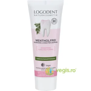 Pasta de Dinti Gel fara Mentol cu Rozmarin si Plante 75ml
