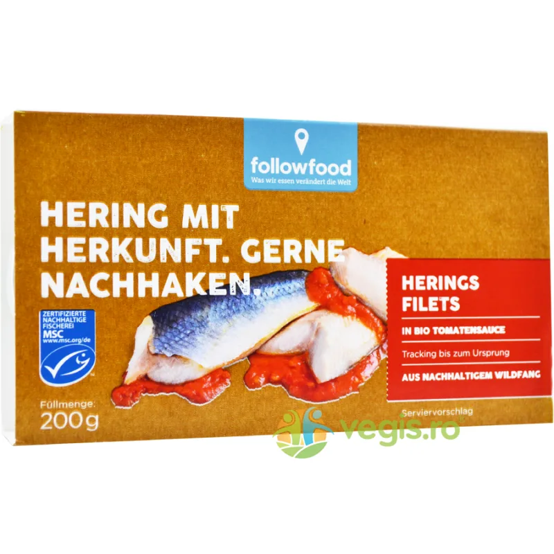 File de Hering in Sos de Tomate 200g FOLLOWFISH — preț și oferte
