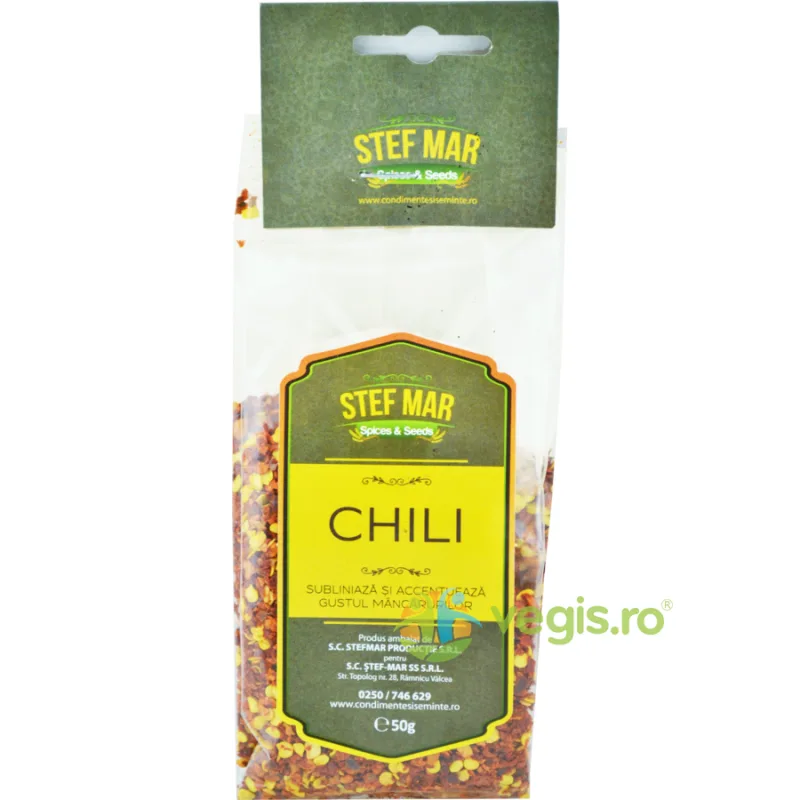 Fulgi de Chilli 50g Stef Mar — preț și oferte
