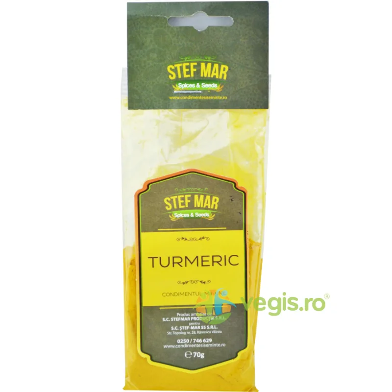Turmeric 70g Stef Mar — preț și oferte