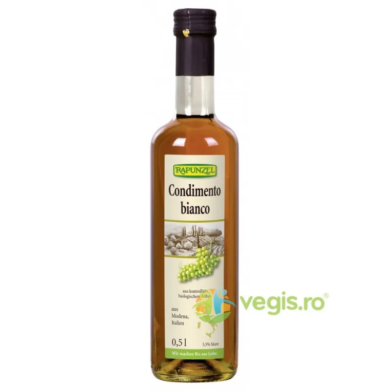 Otet Balsamic Bianco Condimento Ecologic/Bio 500 ml Rapunzel — preț și oferte