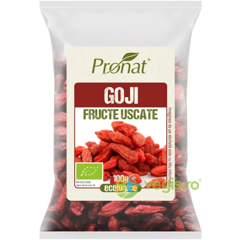 Goji Fructe Uscate Ecologic/Bio 100g PRONAT — preț și oferte