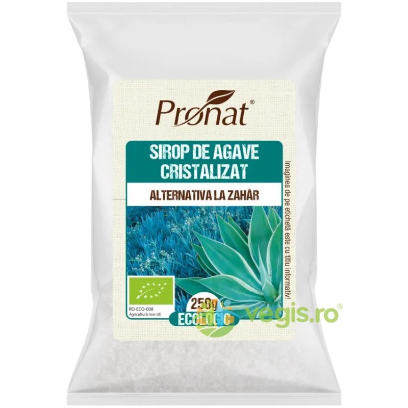 Sirop de Agave Cristalizat Ecologic/Bio 250g PRONAT — preț și oferte