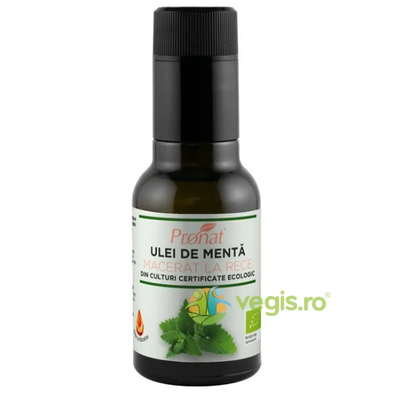 Ulei de Menta Macerat la Rece Ecologic/Bio 100ml PRONAT — preț și oferte