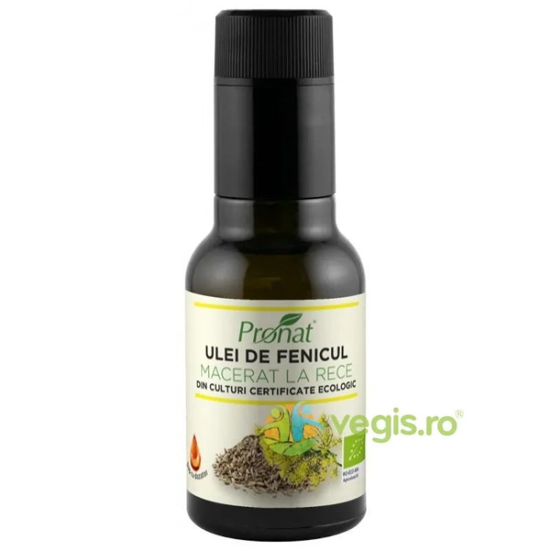 Ulei de Fenicul Macerat la Rece Ecologic/Bio 100ml PRONAT — preț și oferte