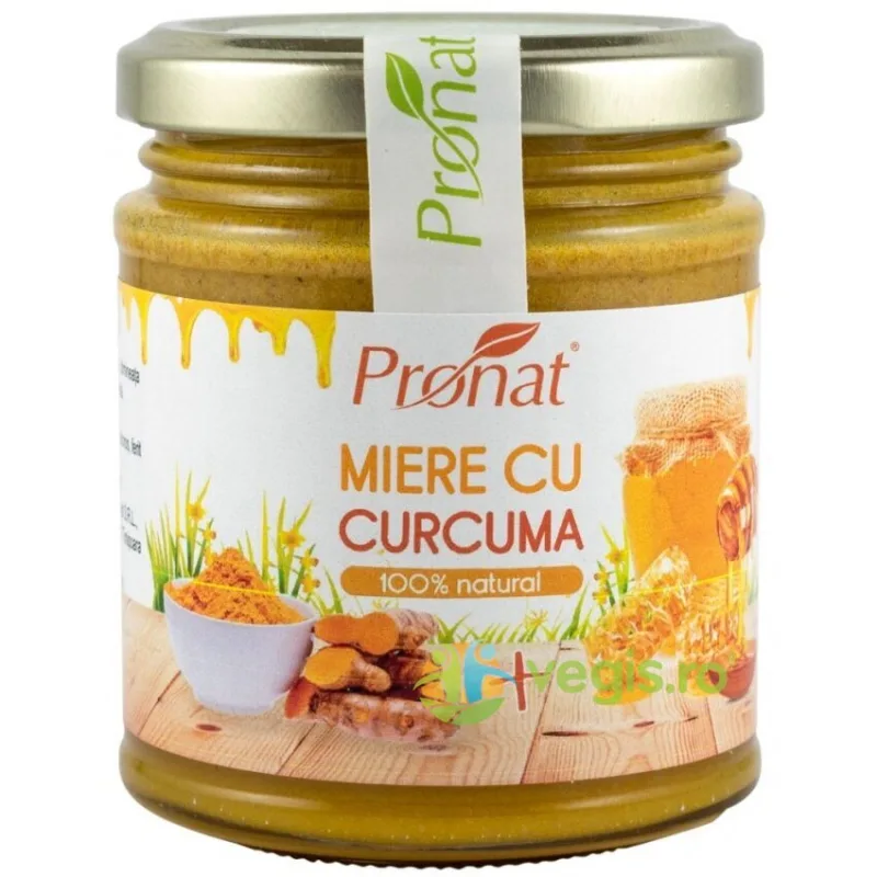 Miere cu Curcuma 220g PRONAT — preț și oferte