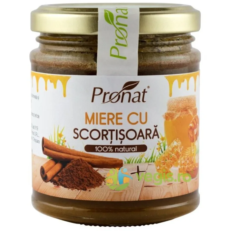 Miere cu Scortisoara 220g PRONAT — preț și oferte
