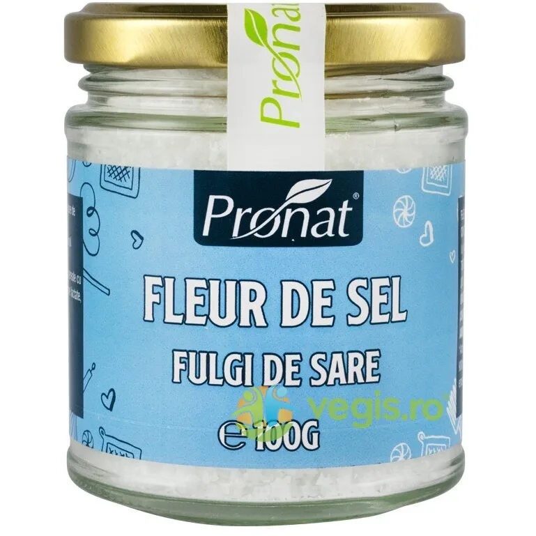 Fulgi de Sare Fleur de Sel 100g PRONAT — preț și oferte