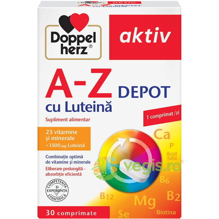 A-Z Depot Luteina Aktiv 30cpr DOPPELHERZ — preț și oferte