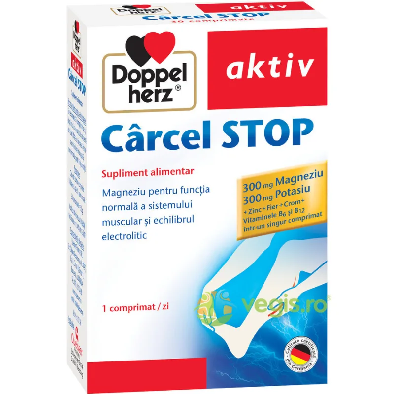 Carcel Stop Aktiv 30cpr DOPPELHERZ — preț și oferte