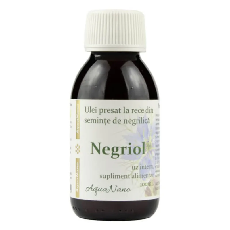 Negriol - Ulei de negrilica presat la rece, 100ml, Aghoras AQUANANO — preț și oferte