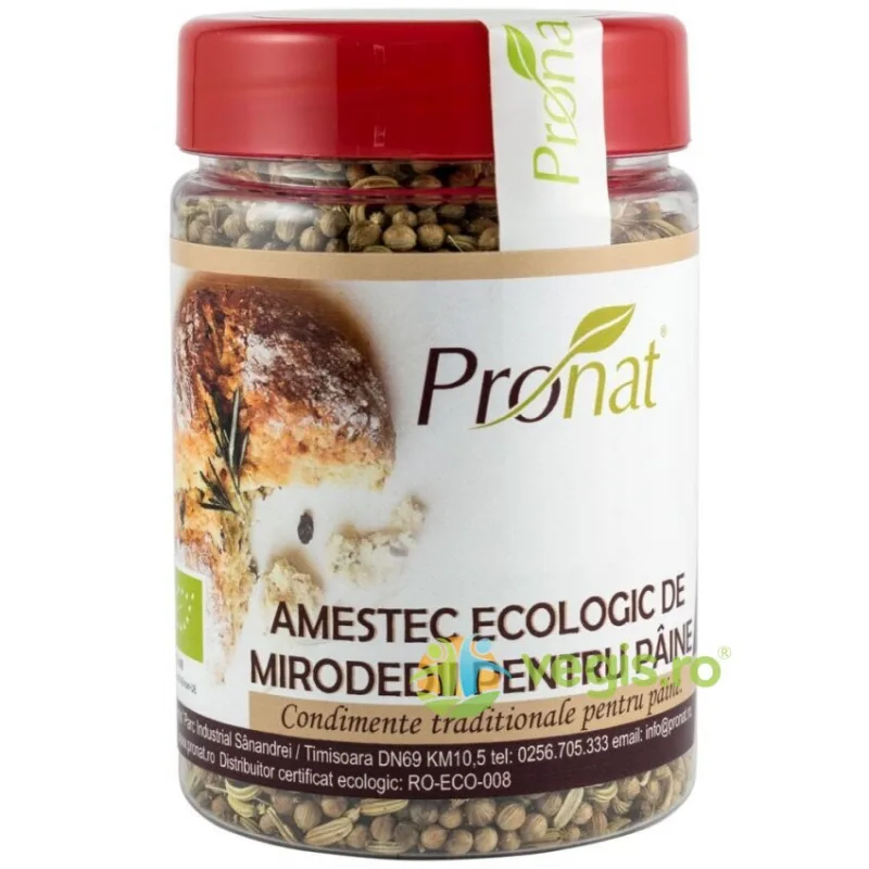 Amestec de Mirodenii pentru Paine Ecologic/Bio 110g PRONAT — preț și oferte