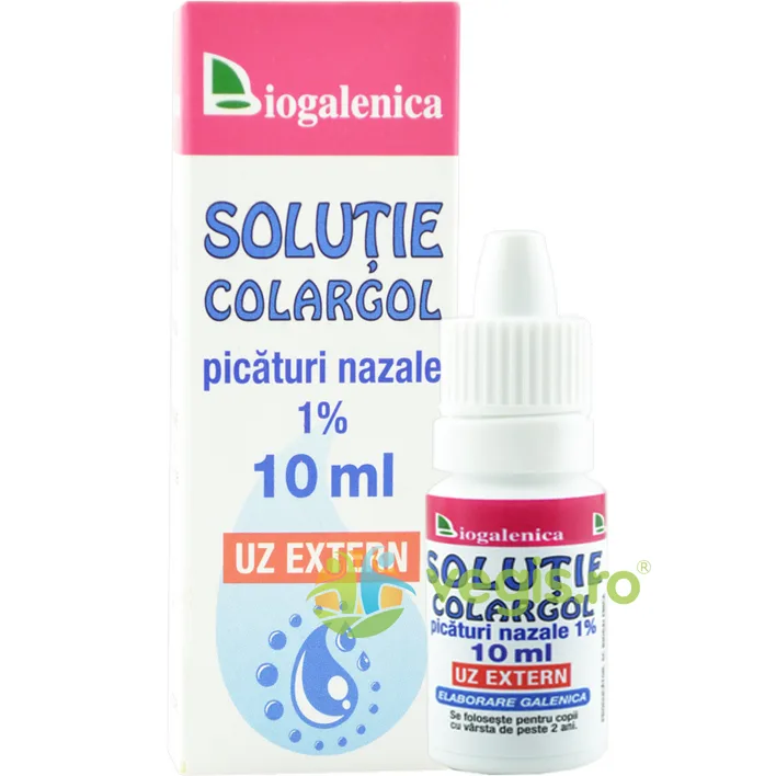 Colargol Picaturi Nazale 1% 10ml Biogalenica — preț și oferte