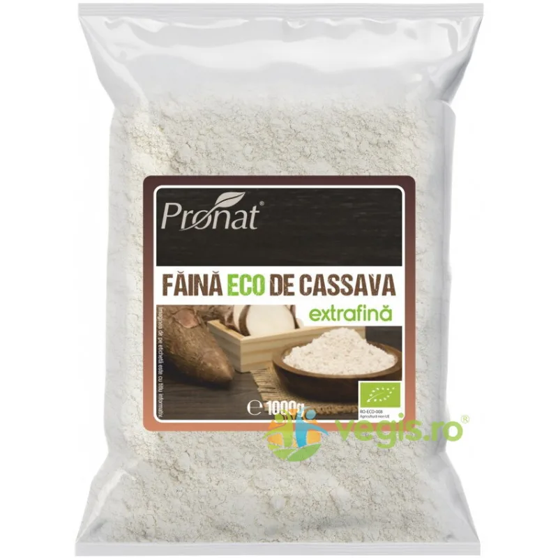 Faina de Cassava (Tapioca/Manioc) Extra Fina Ecologica/Bio 1kg PRONAT — preț și oferte