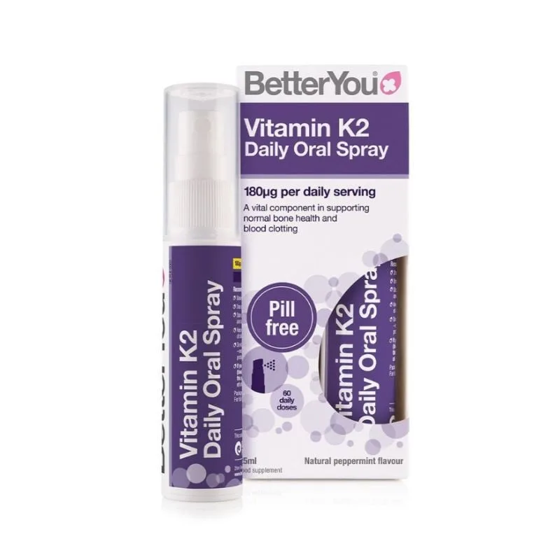 Spray oral cu vitamina K2, 25ml, BetterYou — preț și oferte