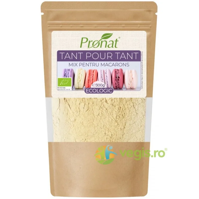 Mix pentru Macarons Tant pour Tant Ecologic/Bio 300g PRONAT — preț și oferte