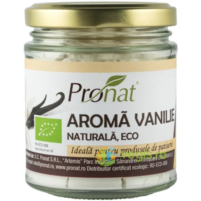 Aroma Naturala de Vanilie Ecologica/Bio 80g PRONAT — preț și oferte