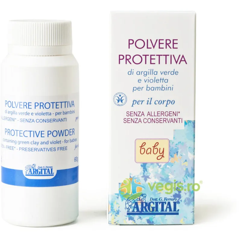 Pudra Protectoare pentru Copii Bio 60g ARGITAL — preț și oferte