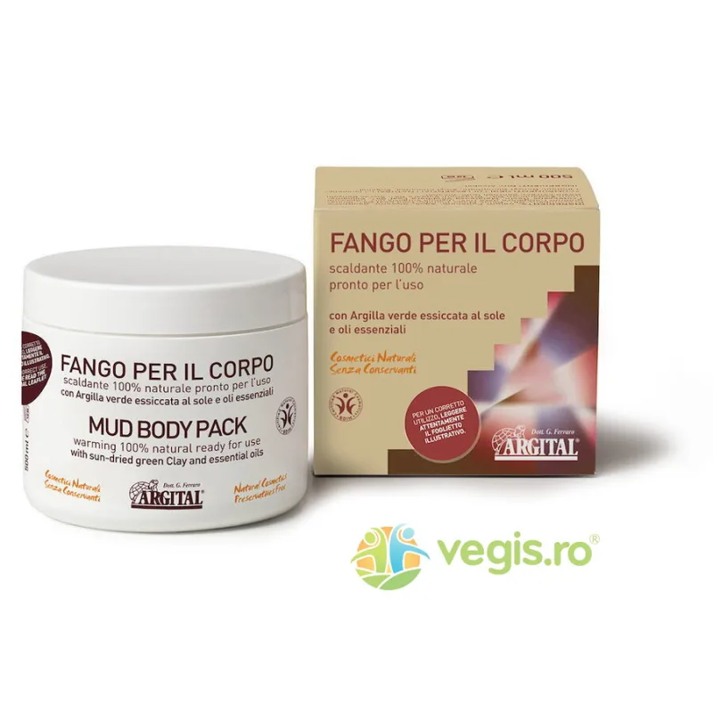 Namol pentru Corp cu Argila Verde 500g ARGITAL — preț și oferte
