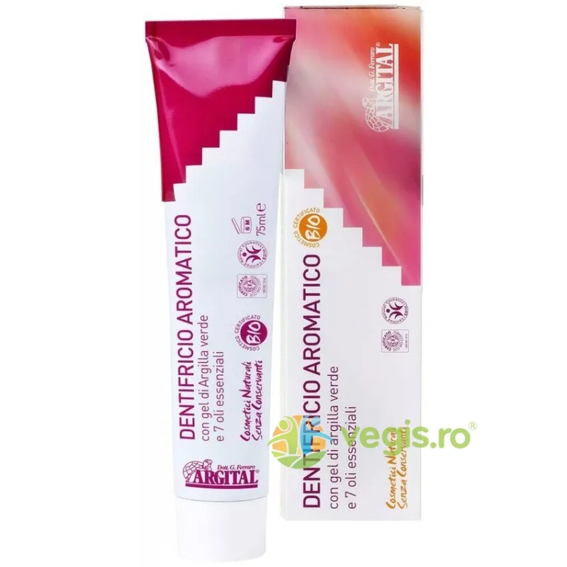 Pasta de Dinti cu 7 Uleiuri Esentiale Bio 75ml ARGITAL — preț și oferte