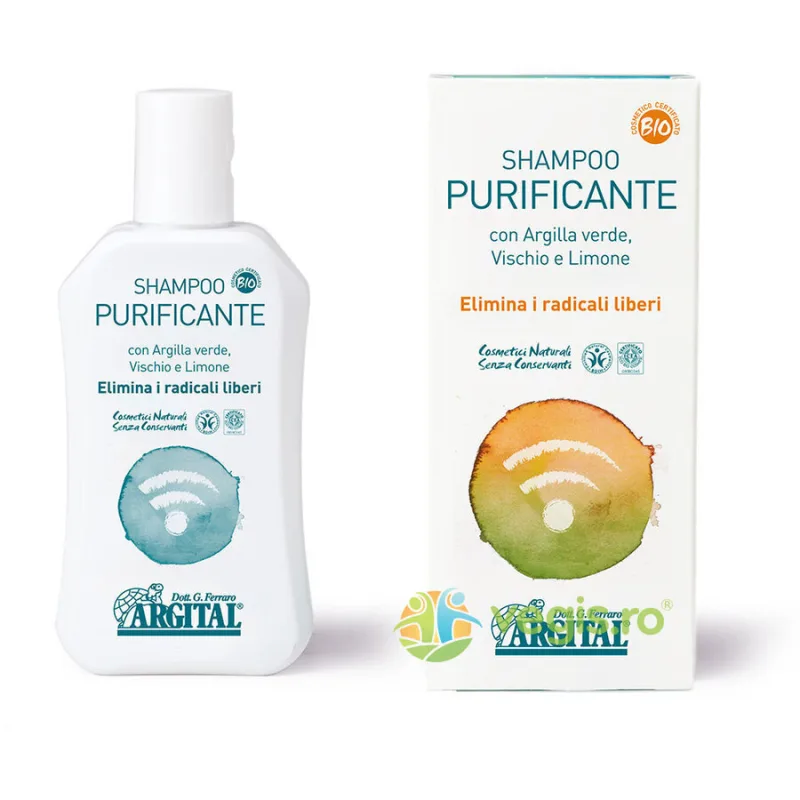 Sampon Purificator Impotriva Radicalilor Liberi Ecologic/Bio 250ml ARGITAL — preț și oferte