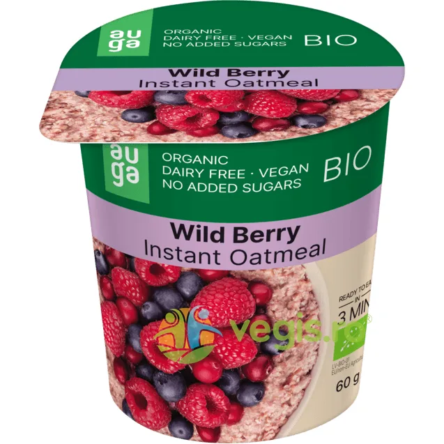 Ovaz Integral cu Fructe de Padure fara Zahar Adaugat Ecologic/Bio 60g — preț și oferte