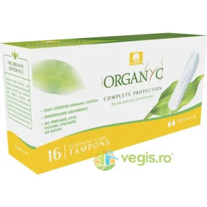 Tampoane din Bumbac Organic Regular 16buc
