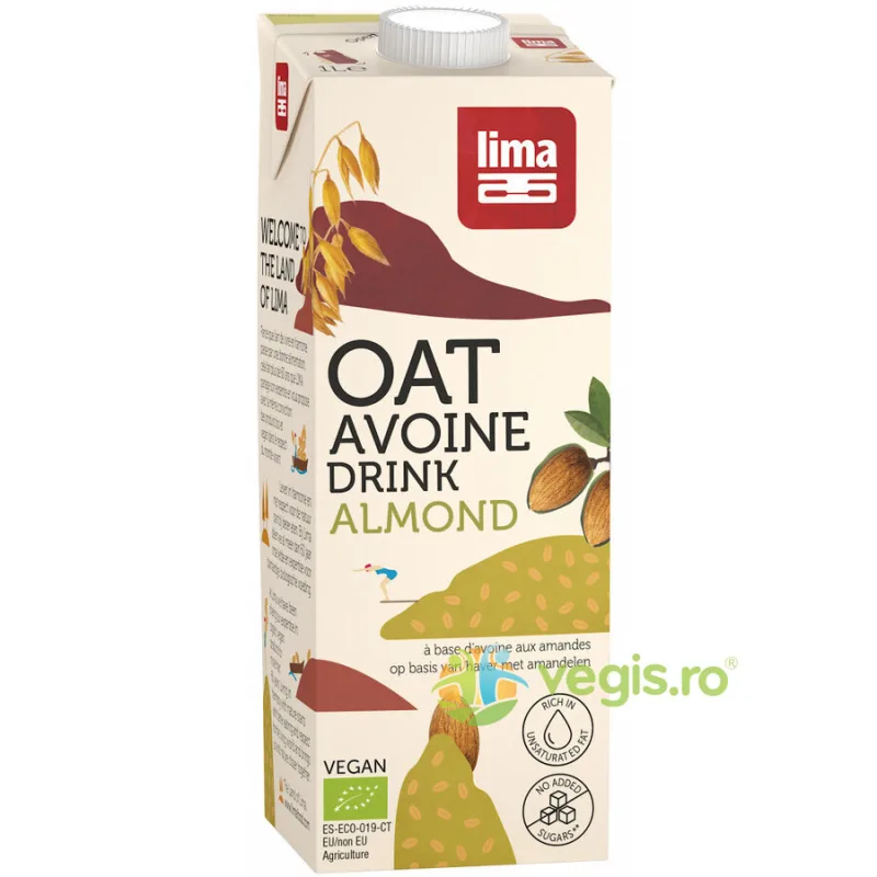 Bautura Vegetala de Ovaz cu Migdale Ecologic/Bio 1L LIMA — preț și oferte