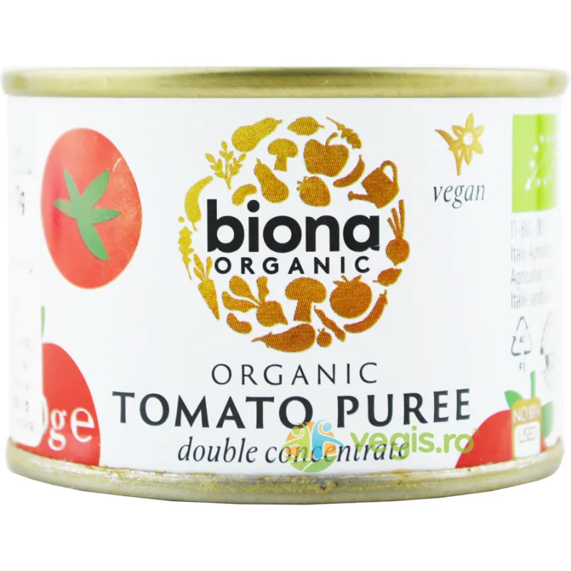 Piure de Rosii Dublu Concentrat Ecologic/Bio 70g BIONA — preț și oferte