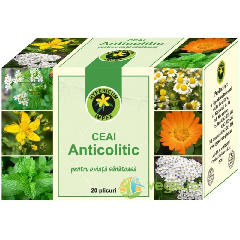 Ceai Anticolitic 20dz Hypericum — preț și oferte