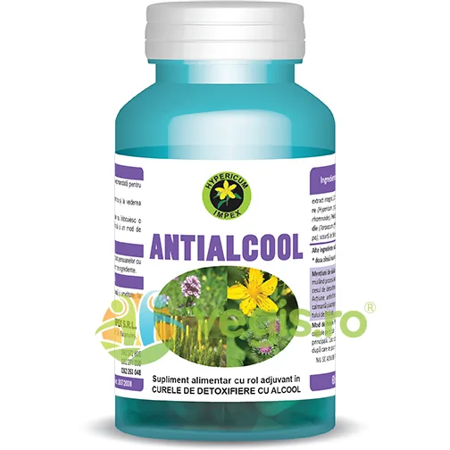 Antialcool 60cps Hypericum — preț și oferte