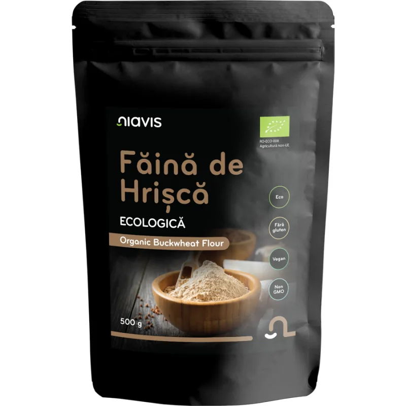 Faina de Hrisca fara Gluten Ecologica/Bio 500g NIAVIS — preț și oferte