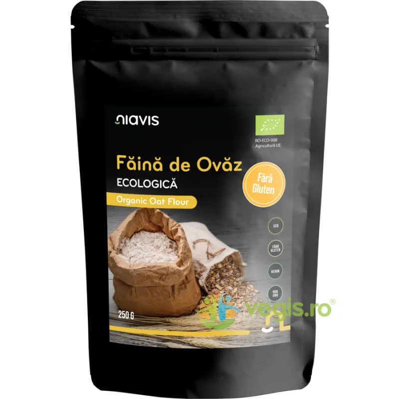 Faina de Ovaz fara Gluten Ecologica/Bio 250g NIAVIS — preț și oferte