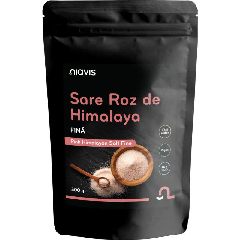 Sare Roz de Himalaya Fina 500g NIAVIS — preț și oferte