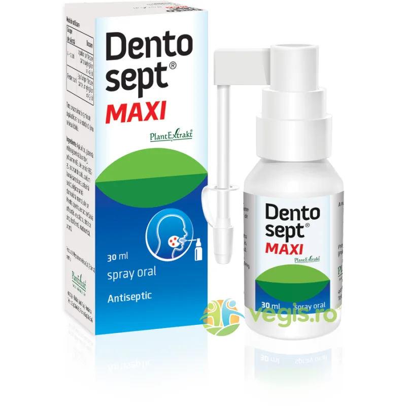 Dentosept Maxi Spray Oral Antiseptic 30ml PLANTEXTRAKT — preț și oferte