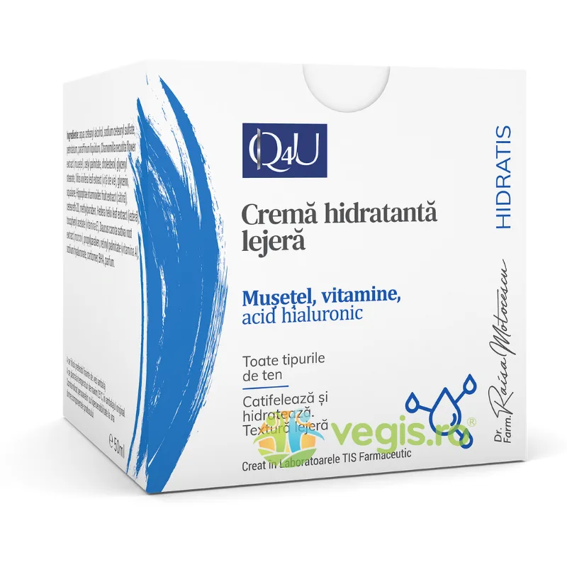 Crema Hidratanta cu Vitamine, Musetel si Acid Hialuronic 50ml — preț și oferte