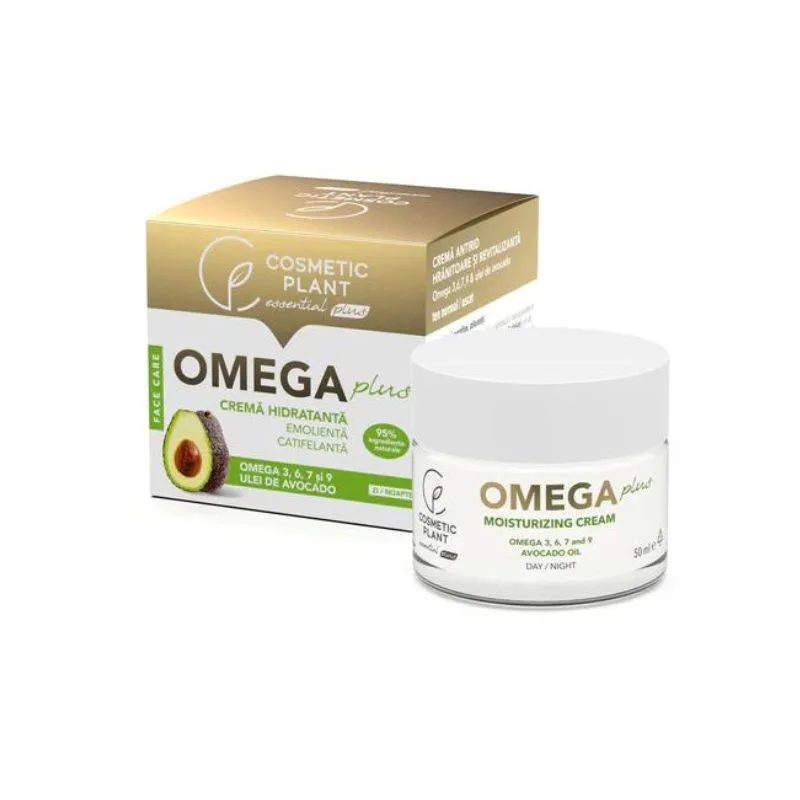 Cosmetic Plant Crema hidratanta emolienta catifelanta cu Omega Plus si ulei de avocado, 50ml — preț și oferte
