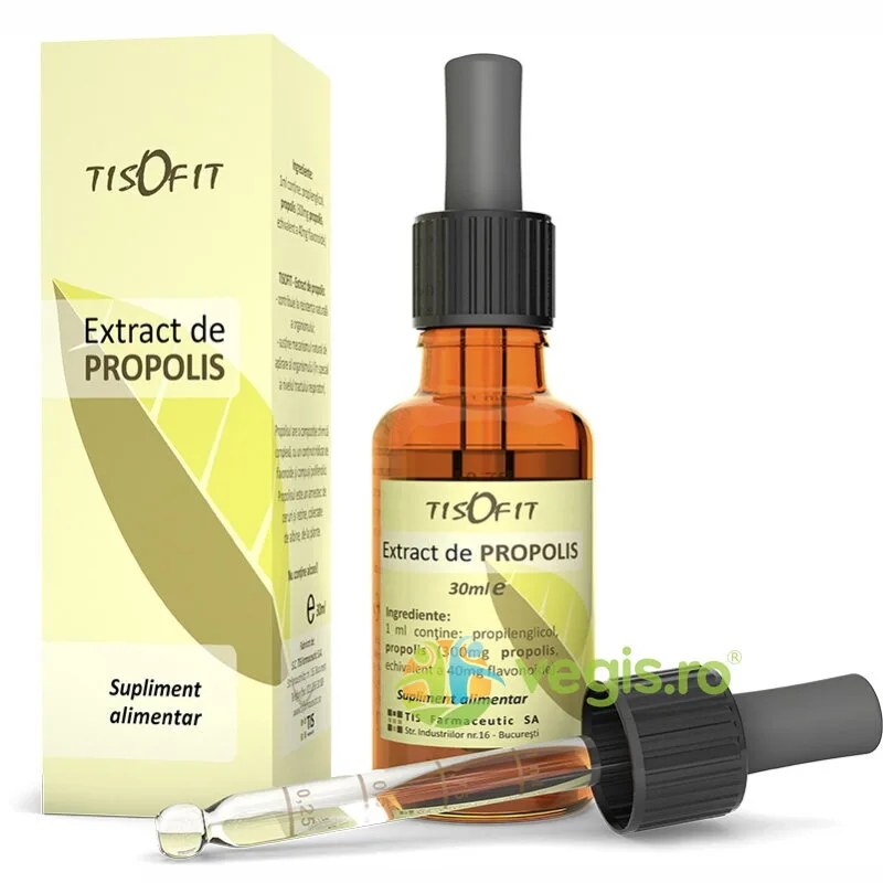 Extract de Propolis Fara Alcool 30ml TIS FARMACEUTIC — preț și oferte