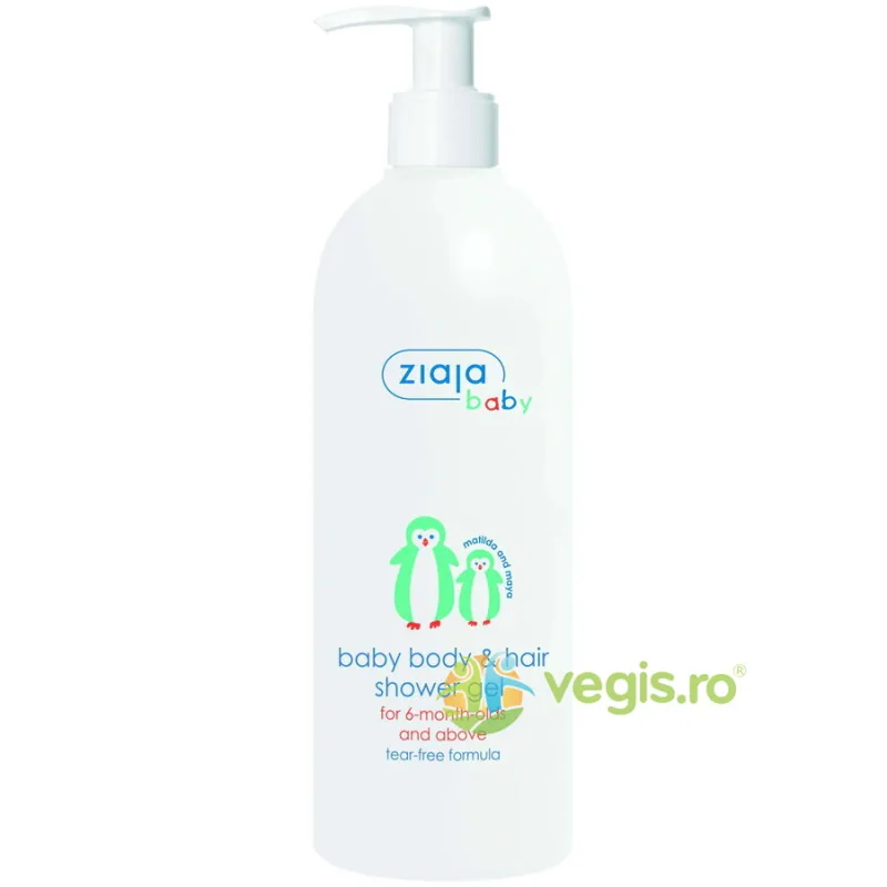 Gel de Dus Par si Corp pentru Bebelusi si Copii 6luni+ 400ml ZIAJA — preț și oferte