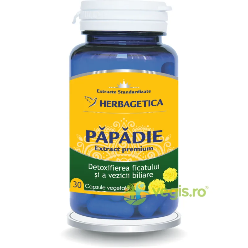 Papadie Extract 30cps HERBAGETICA — preț și oferte