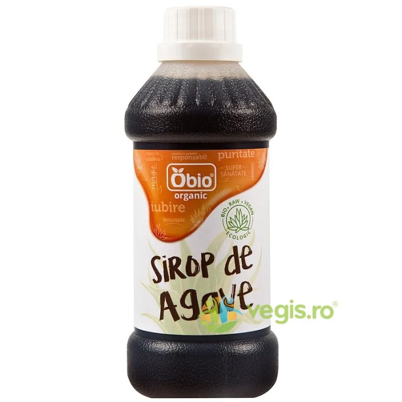 Sirop de Agave Dark Ecologic/Bio 500ml OBio — preț și oferte